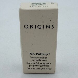 Origins No Puffery Cooling Mask For Puffy Eyes .64oz 18mL Travel Made in USA New